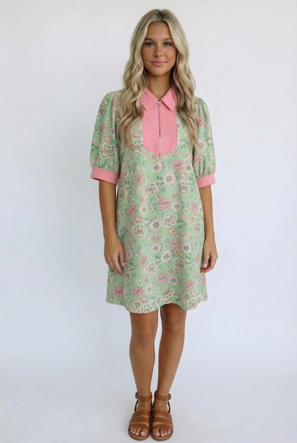 Blast From the Past Mint Blossom Dress