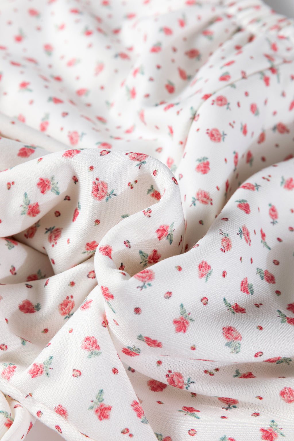 Pink Floral Print Kangaroo Pocket Hoodie Sheath Sweat Set