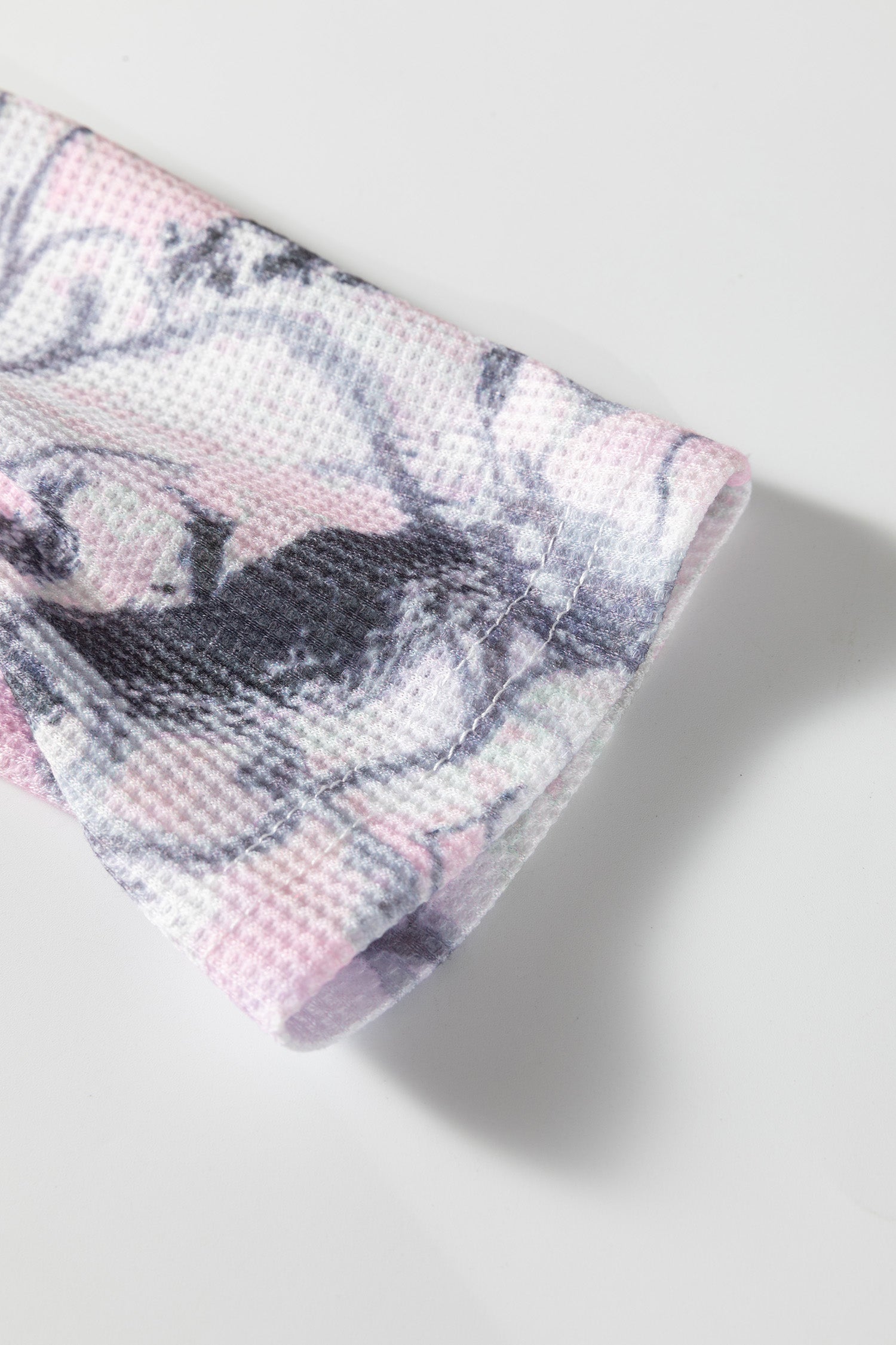 Pink Camo Henley Set