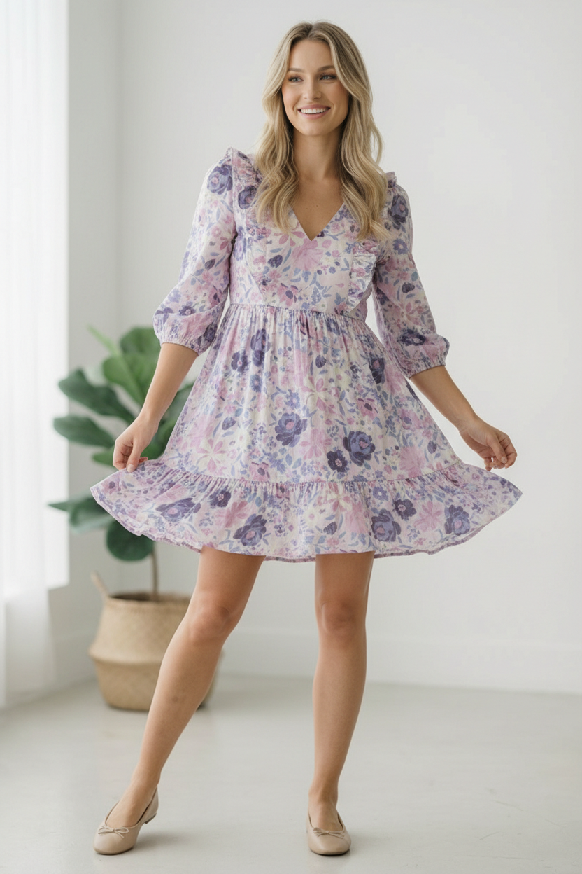 The Sweet Serenade Floral Dress