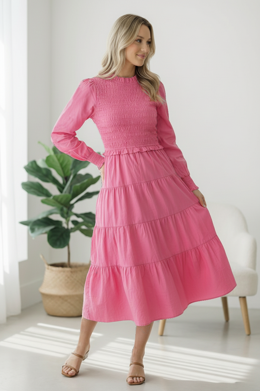 On a Sugar Rush Smocked Midi Dress