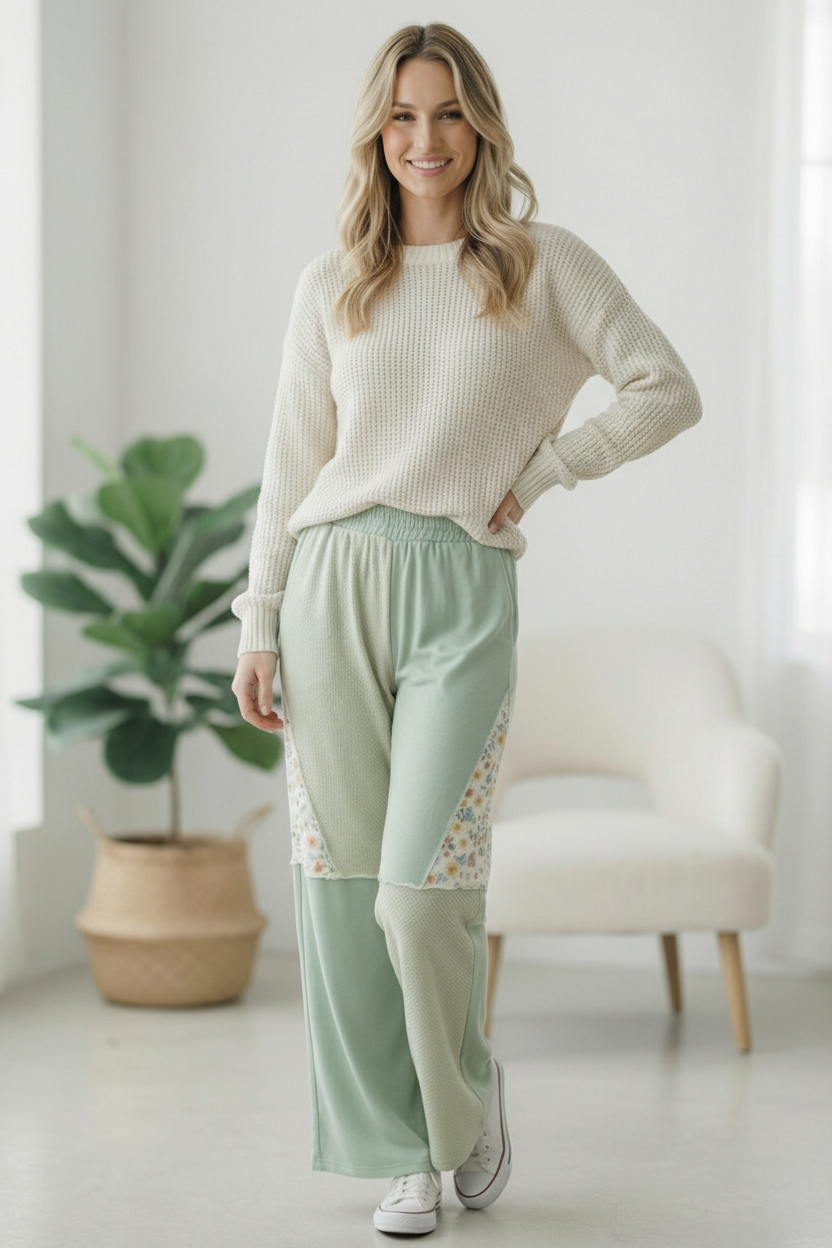 Sage Blossom Lounge Pants