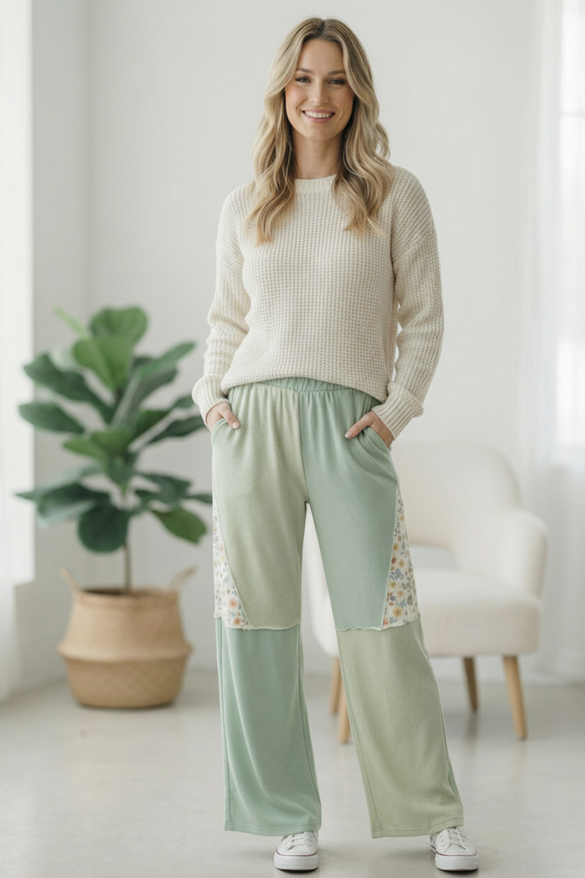 Sage Blossom Lounge Pants